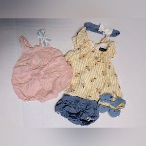 Cynthia Rowley Lot of Two Summer Baby Girl Outfits